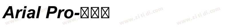 Arial Pro字体转换